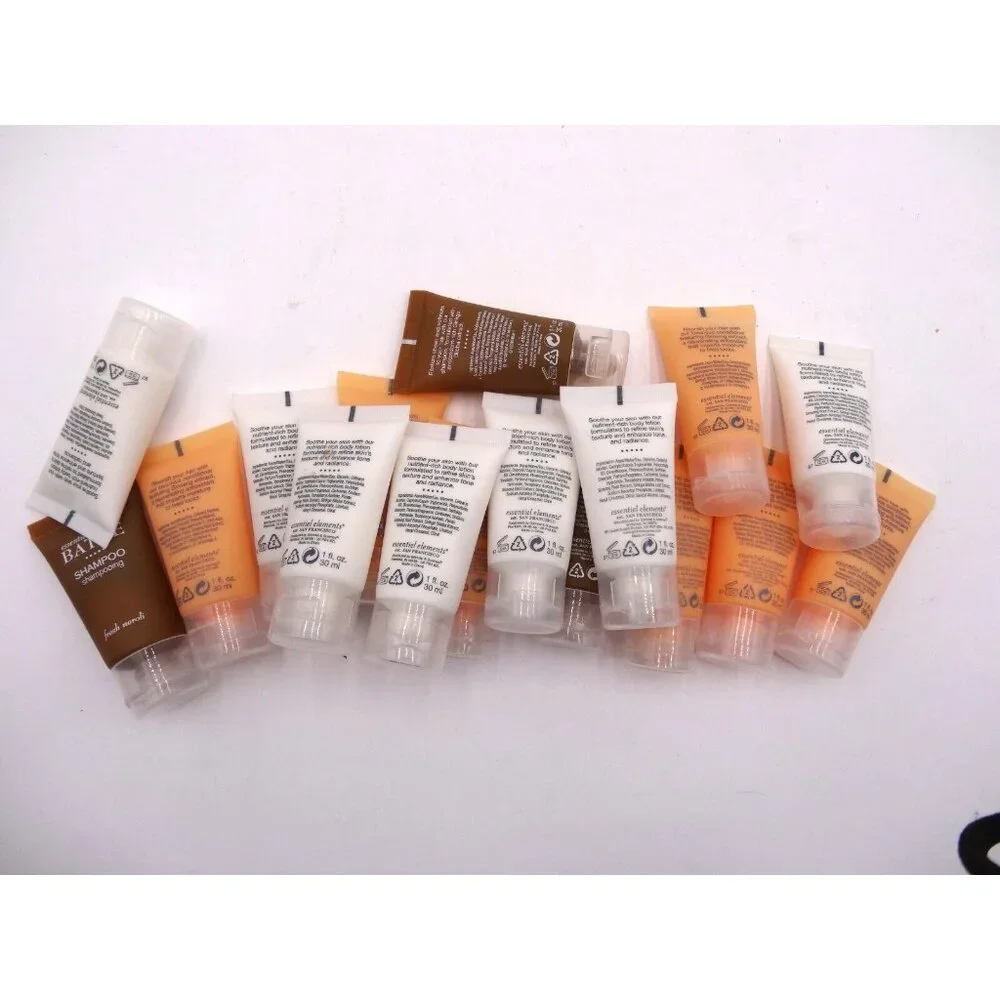 Essential Elements BATHE Travel Size Toiletries 16 Lotion Shampoo‎ Conditioner